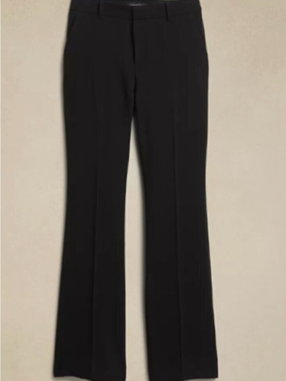 Banana Republic Black Boot-Cut Dress Pants with Flare